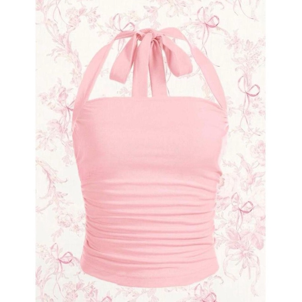 Pink Halter Top
